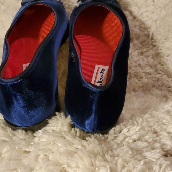 Talbots Velvet Ballet Flats | Gorgeous BLUE | 7AA - Picture 6 of 6